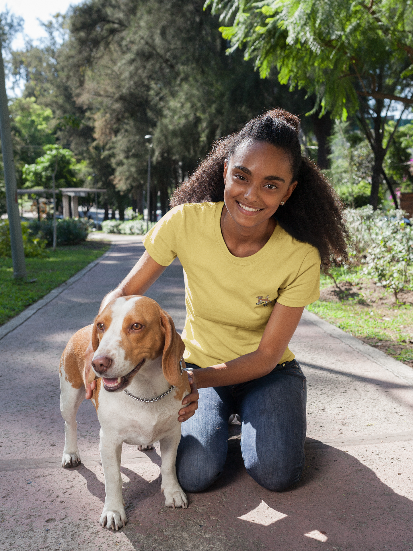 Dog Shirt Short-Sleeve Unisex Embroidered T-Shirt