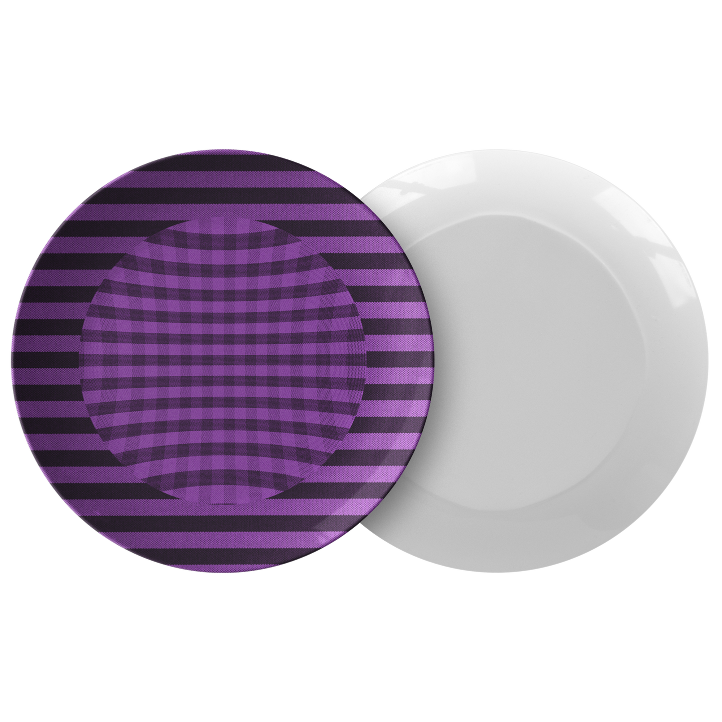 Chemise Purple Dinner Plate from Vluxe by Lucky Nahum