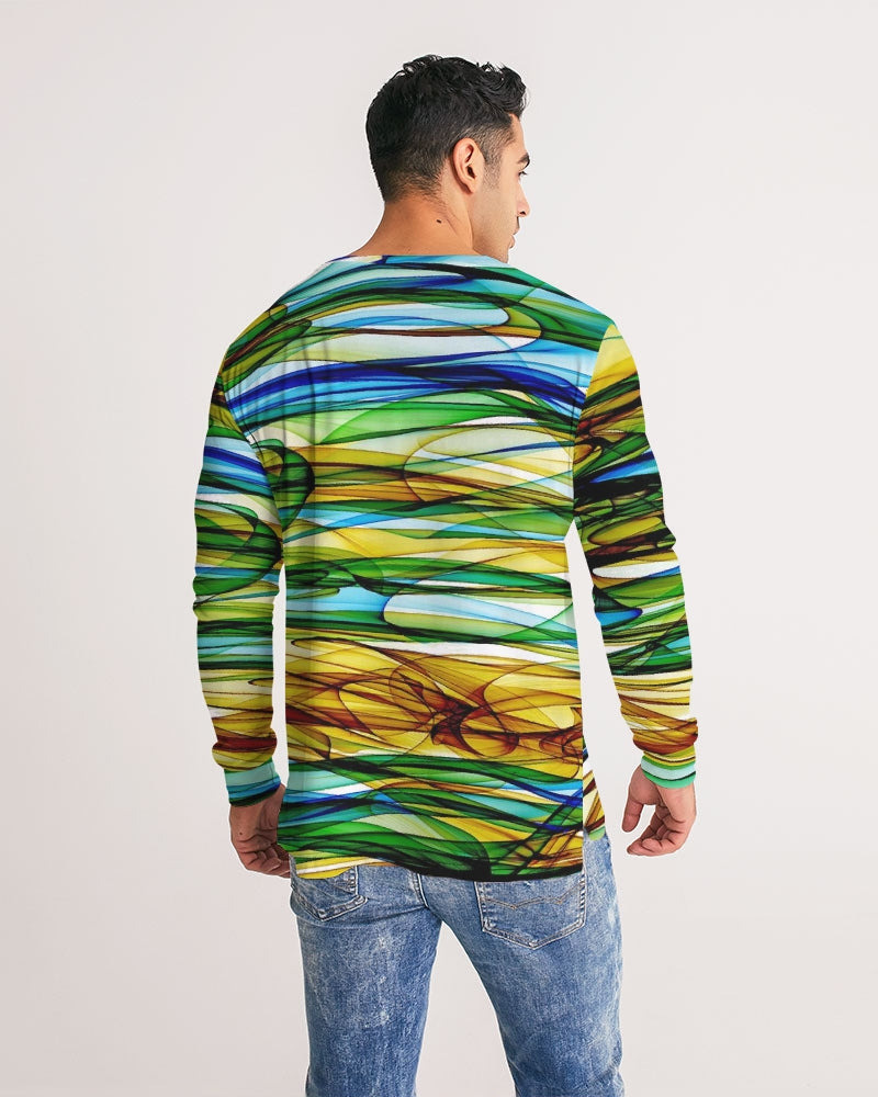 Salento Dreaming Men's All-Over Print Long Sleeve Tee