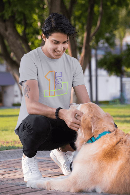 1 Love Unisex Jersey Short Sleeve Tee | Always Get Lucky - alwaysgetlucky.com