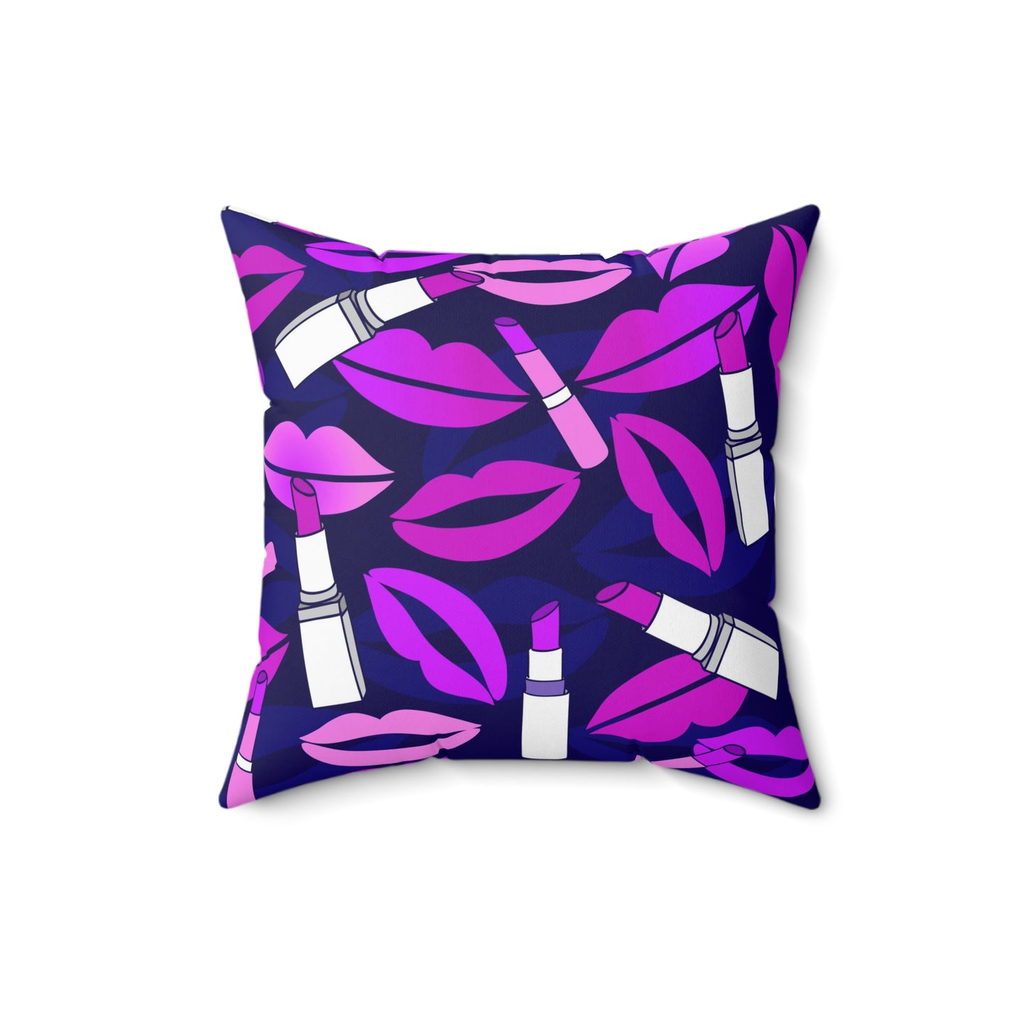 Glam Faux Suede Square Pillow