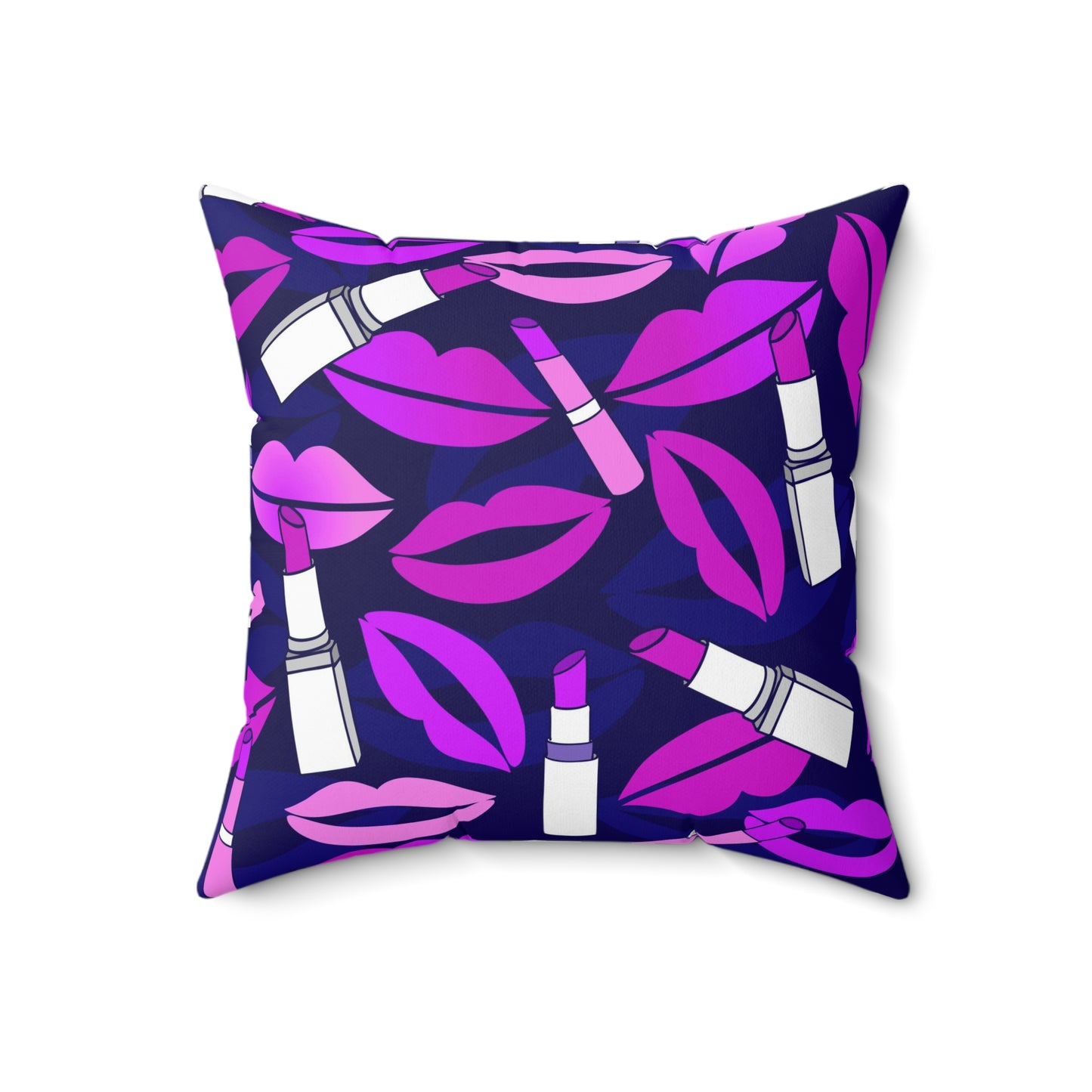 Glam Faux Suede Square Pillow