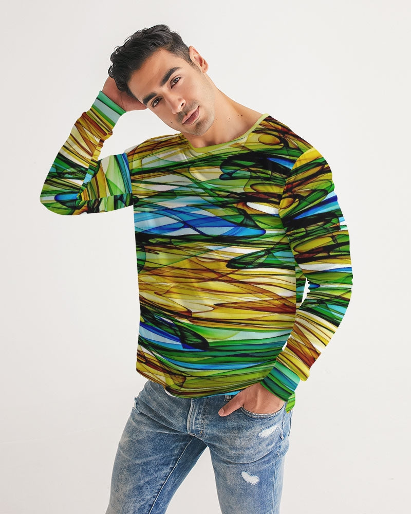 Salento Dreaming Men's All-Over Print Long Sleeve Tee