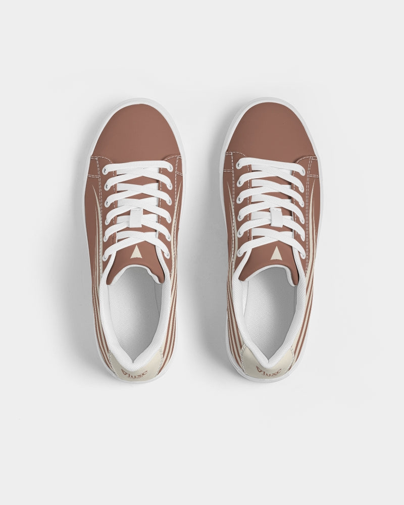 Solid State of Mind Terracotta Men's Faux-Leather Sneaker