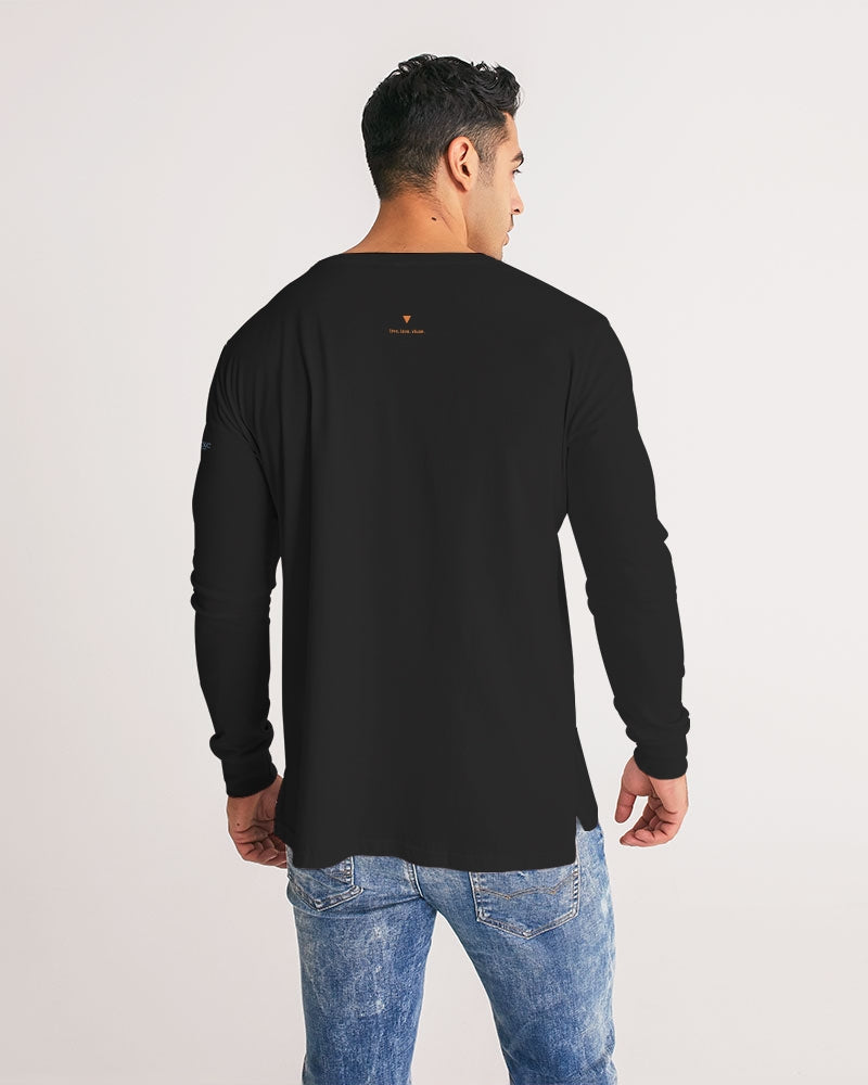 Fruit Face Black Men's Long Sleeve Tee