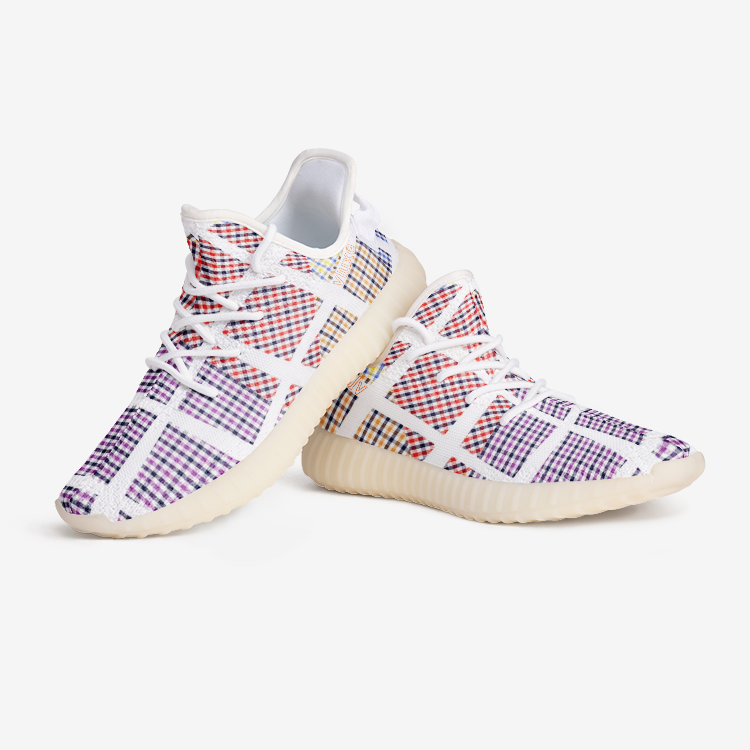 Checked Squared Unisex Lightweight Sneaker YZ