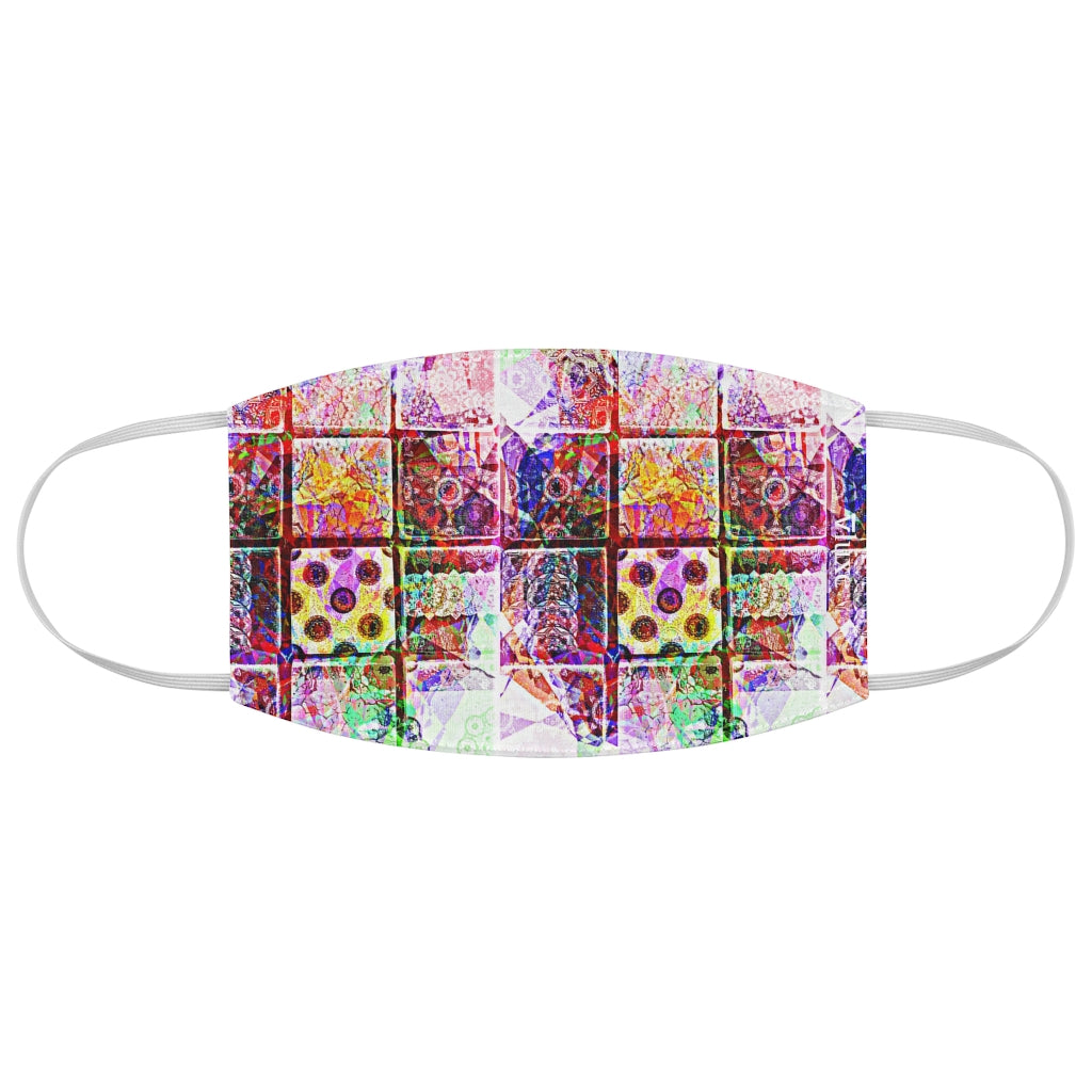 Funky Tiles Double Layer Fabric Face Mask