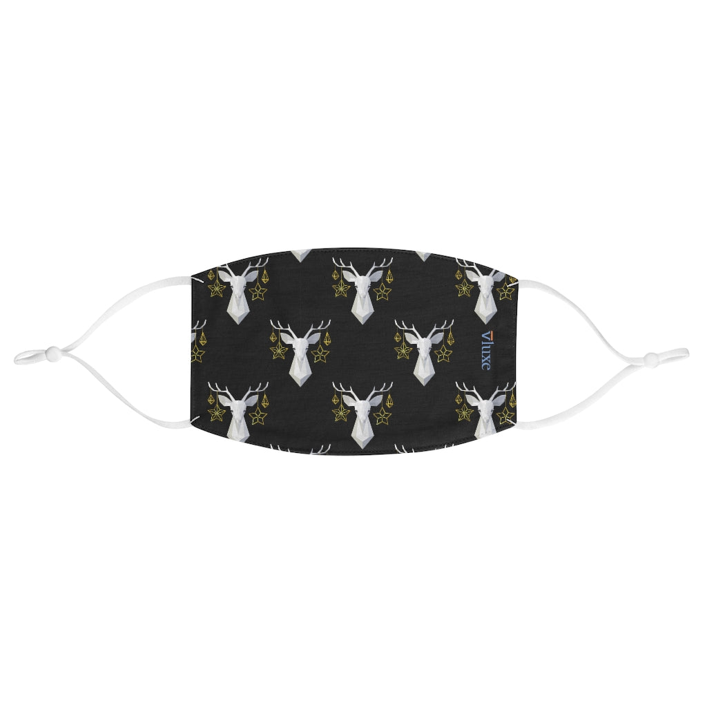 Oh Reindeer Double Layer Fabric Face Mask from Vluxe by Lucky Nahum