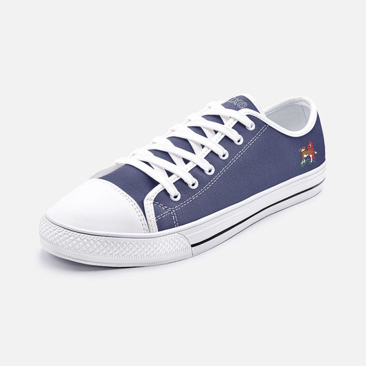 Dog Unisex Low Top Canvas Shoes