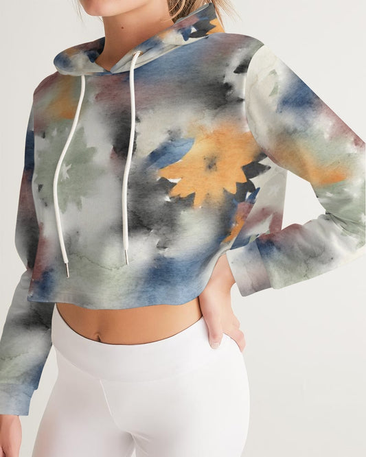 Faded Love Women's Cropped Hoodie | Always Get Lucky
