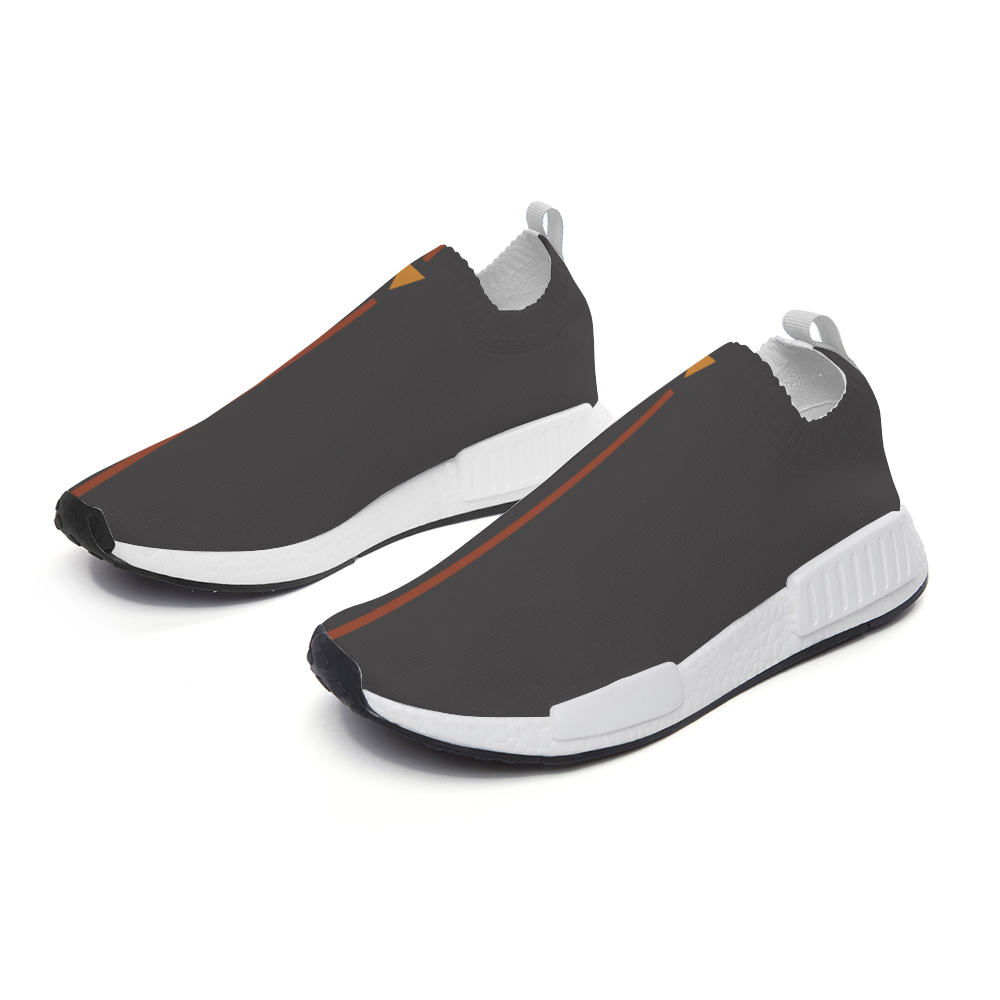 Split Gray Unisex Slip On Walking Shoes Lightweight Sneakers from Vluxe by Lucky Nahum