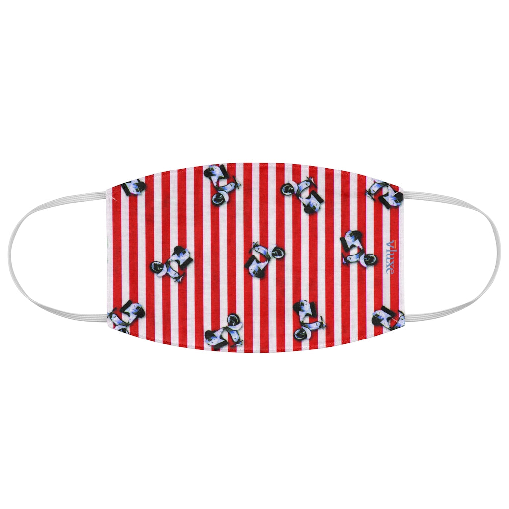 Vespa Red Double Layer Fabric Face Mask