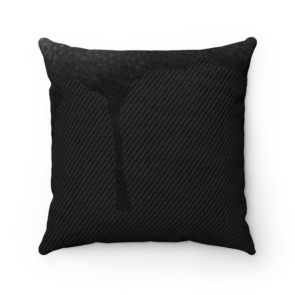 Dripped Night Faux Suede Square Pillow from Vluxe by Lucky Nahum