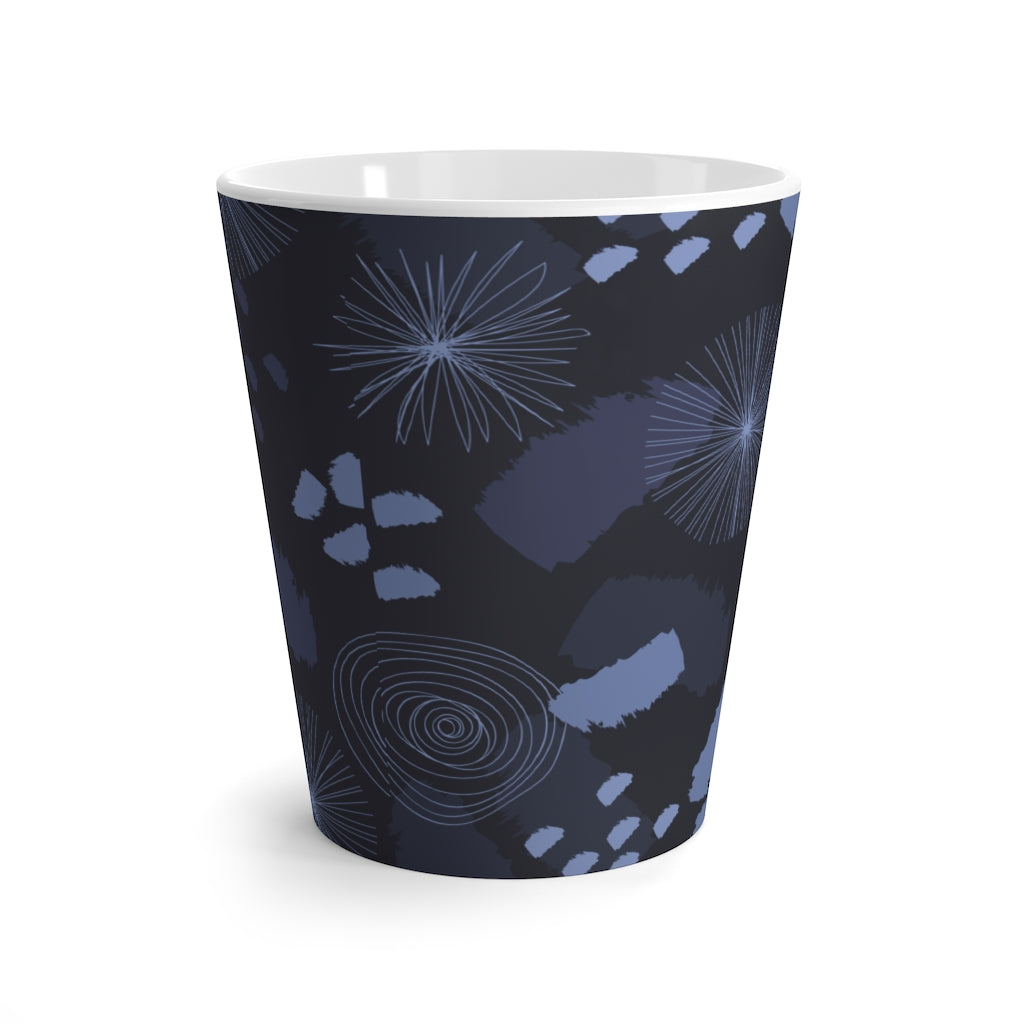 Lucky Camo Blues Latte Mug from Vluxe by Lucky Nahum