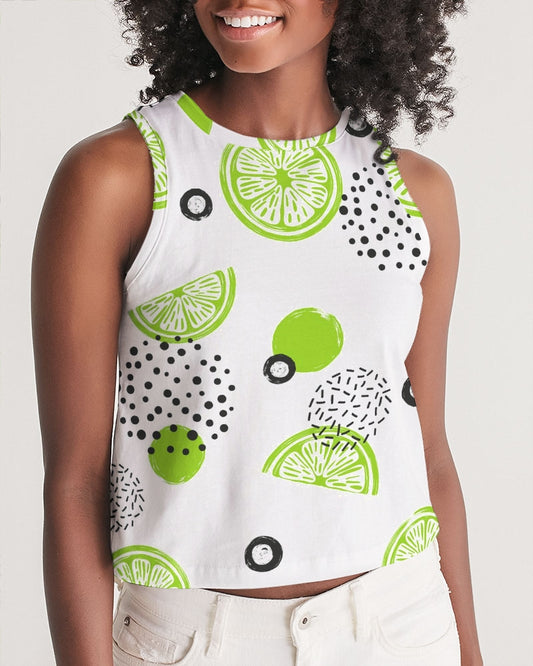 Lime-et-less Women's Cropped Tank