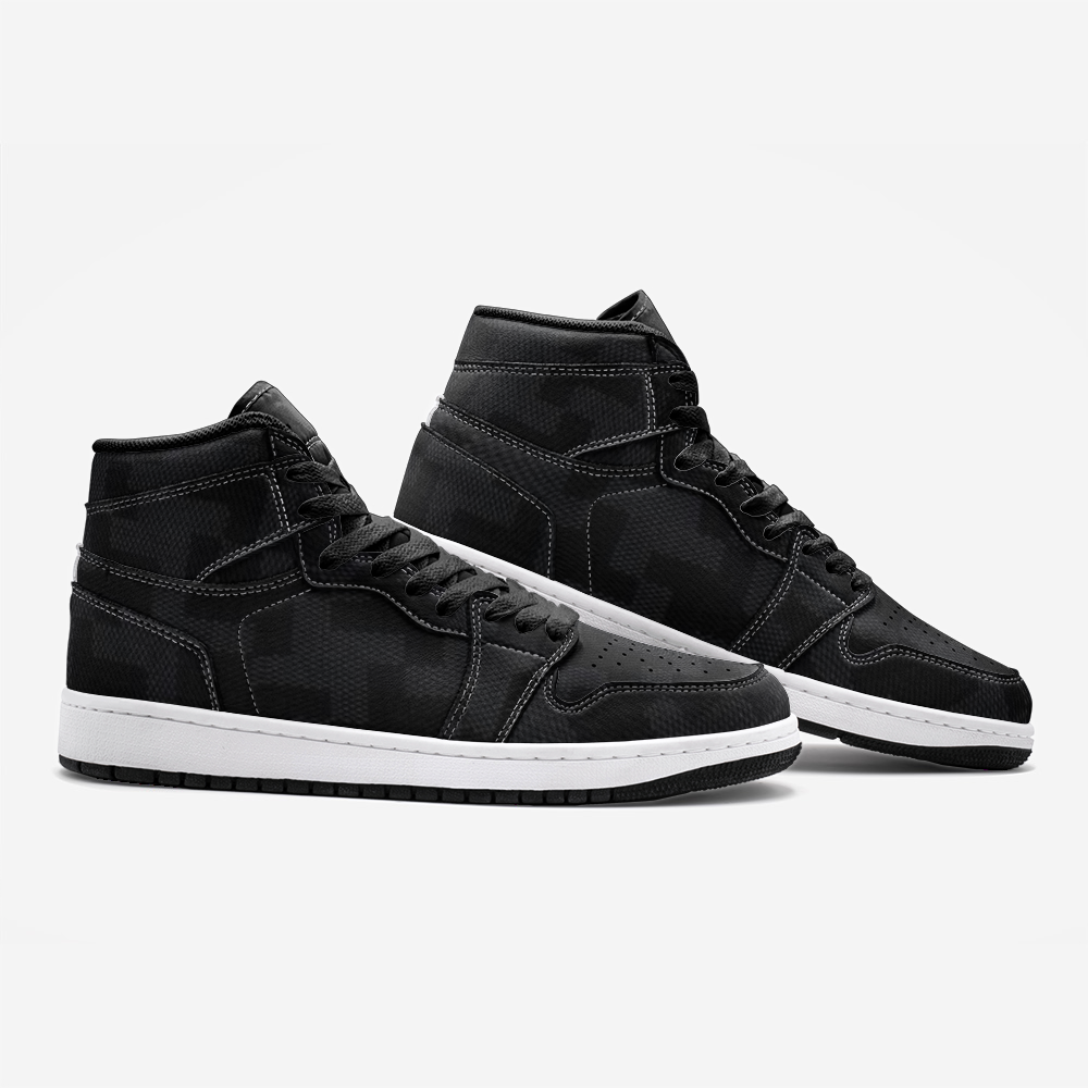Trento Nero High Top Unisex Sneaker from Vluxe by Lucky Nahum