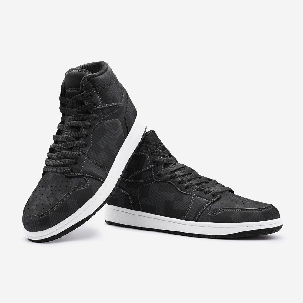 Trento Nero High Top Unisex Sneaker from Vluxe by Lucky Nahum