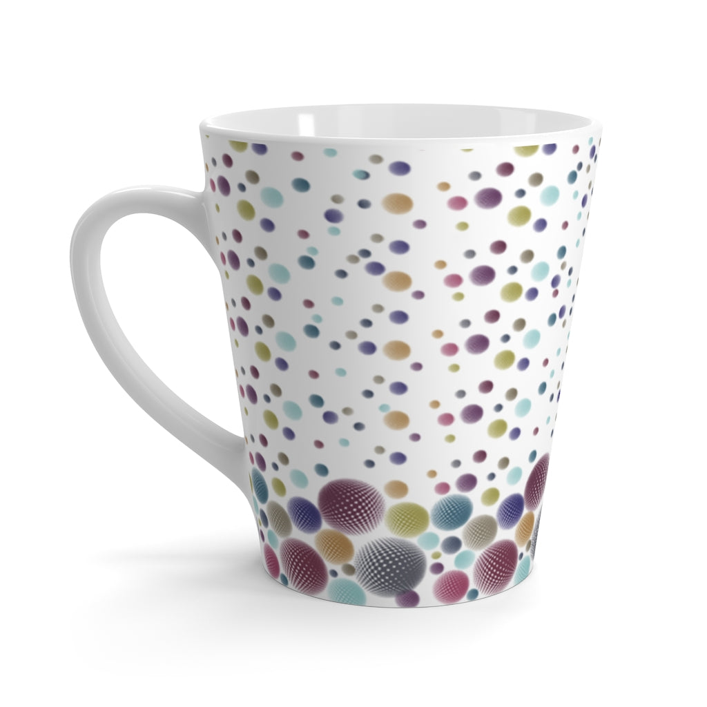 Spheres Latte Mug