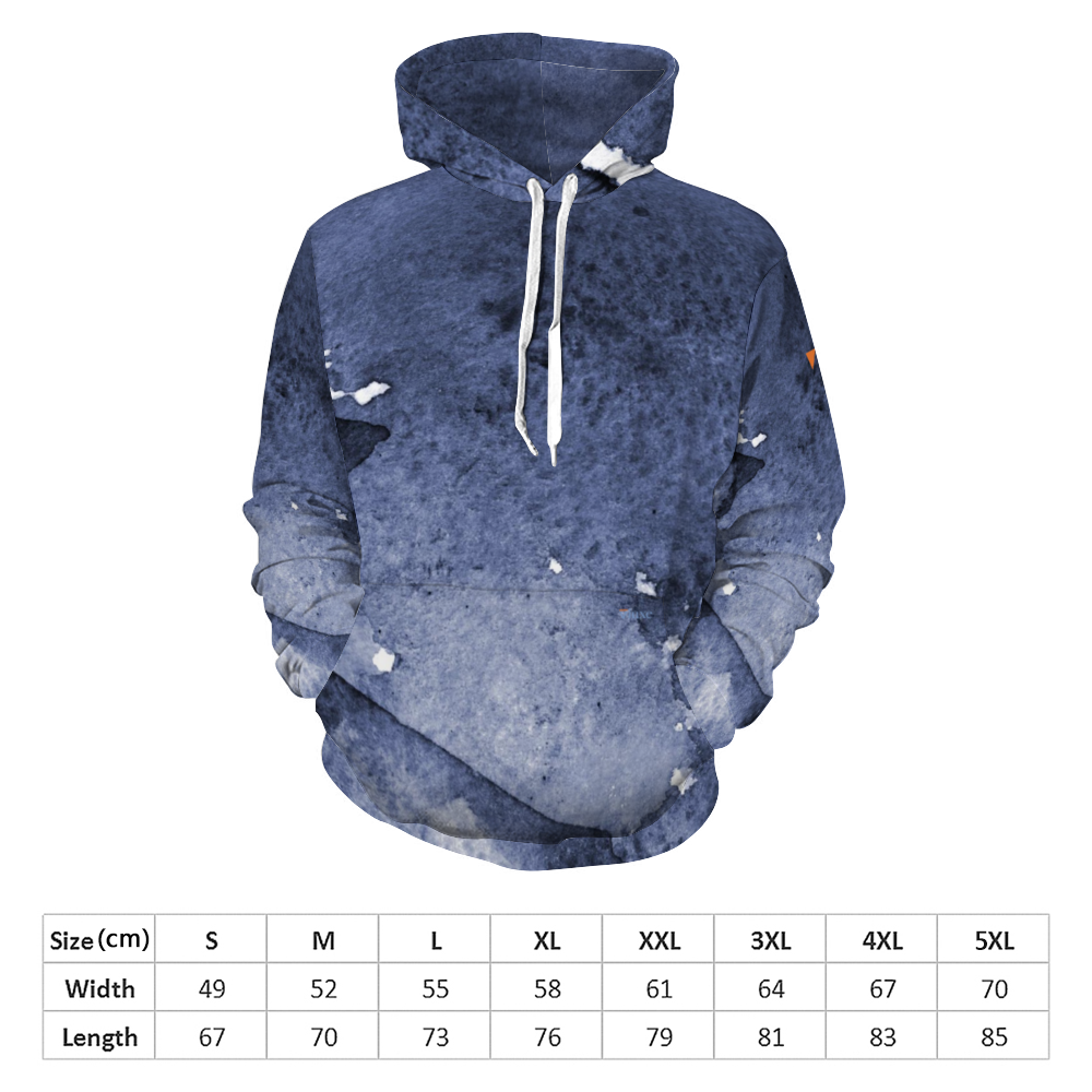 Fango Blues Hoodie with Pockets from Vluxe by Lucky Nahum