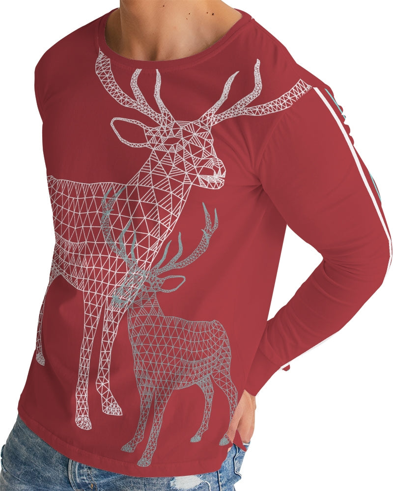 Norway Holiday Red Men's Long Sleeve Tee