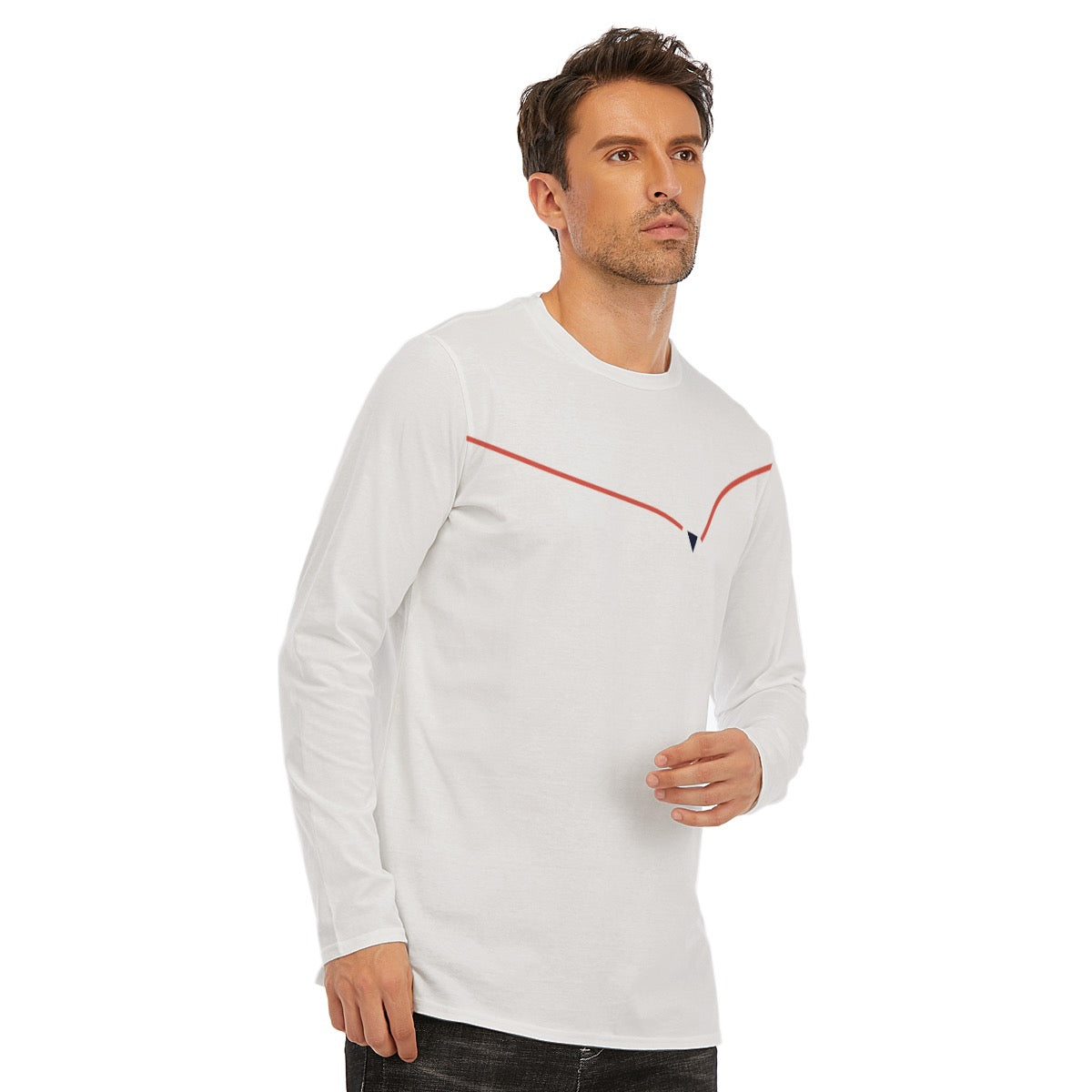 Vluxe Go Long Sleeve T-Shirt | Cotton in White