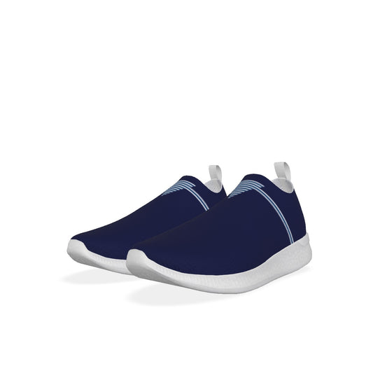 Vluxe Naughtical Navy Man's Flying Woven Running Shoes | Always Get Lucky