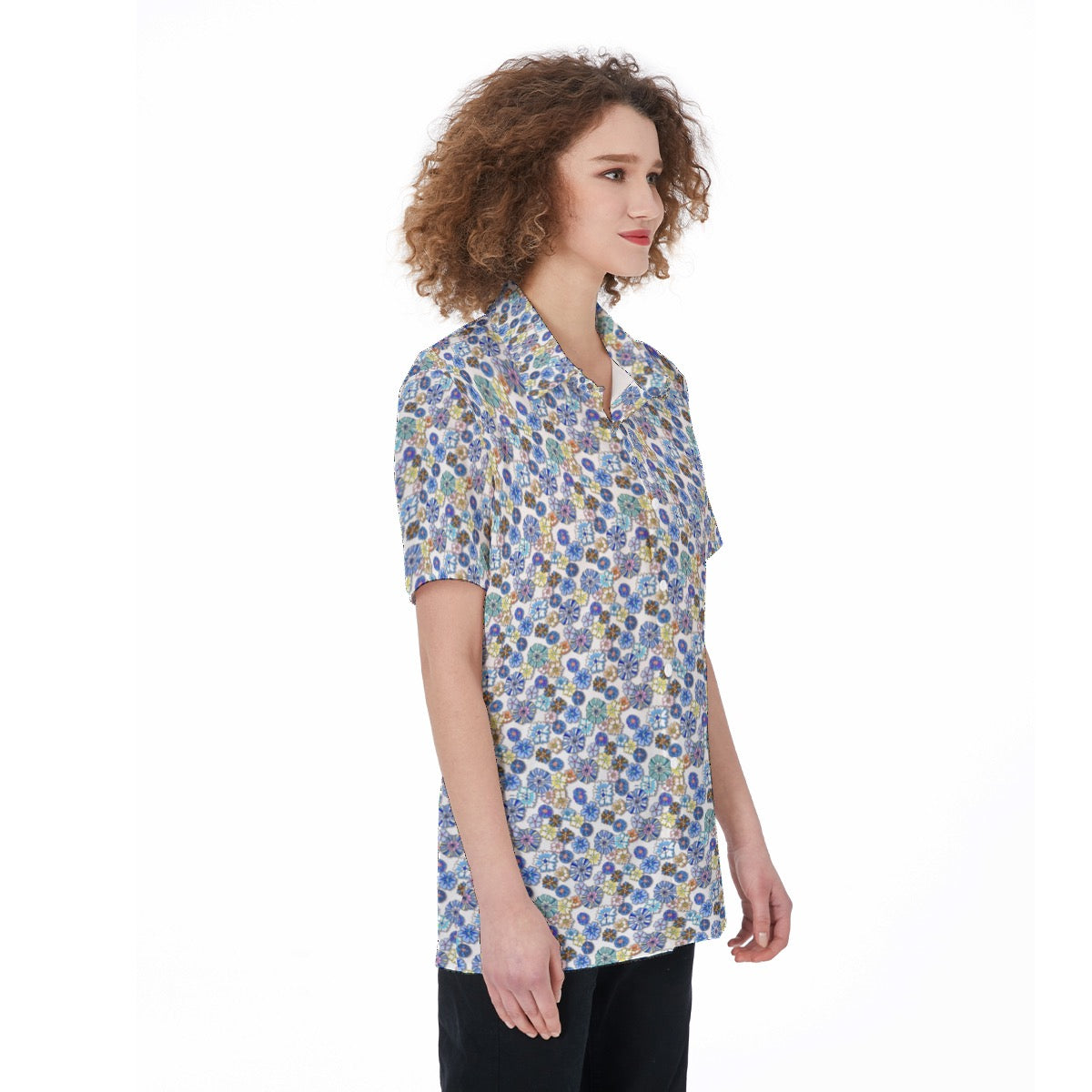 Barbados All-over Print Women's Blouse