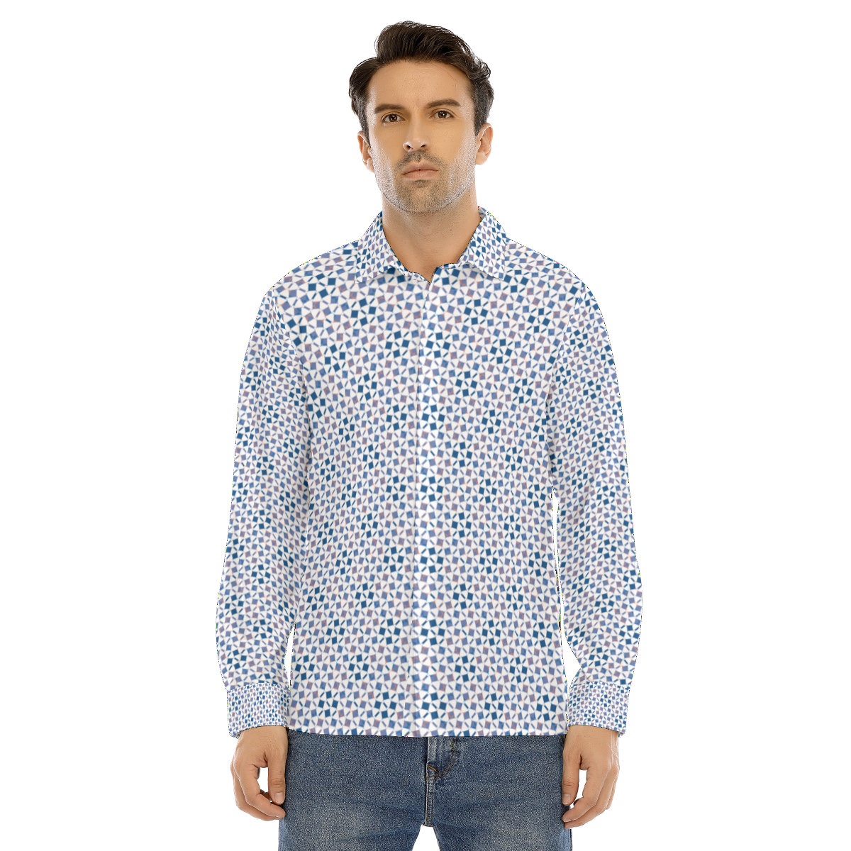 Budapest Men's Buttonup Shirt With Concealed Placket