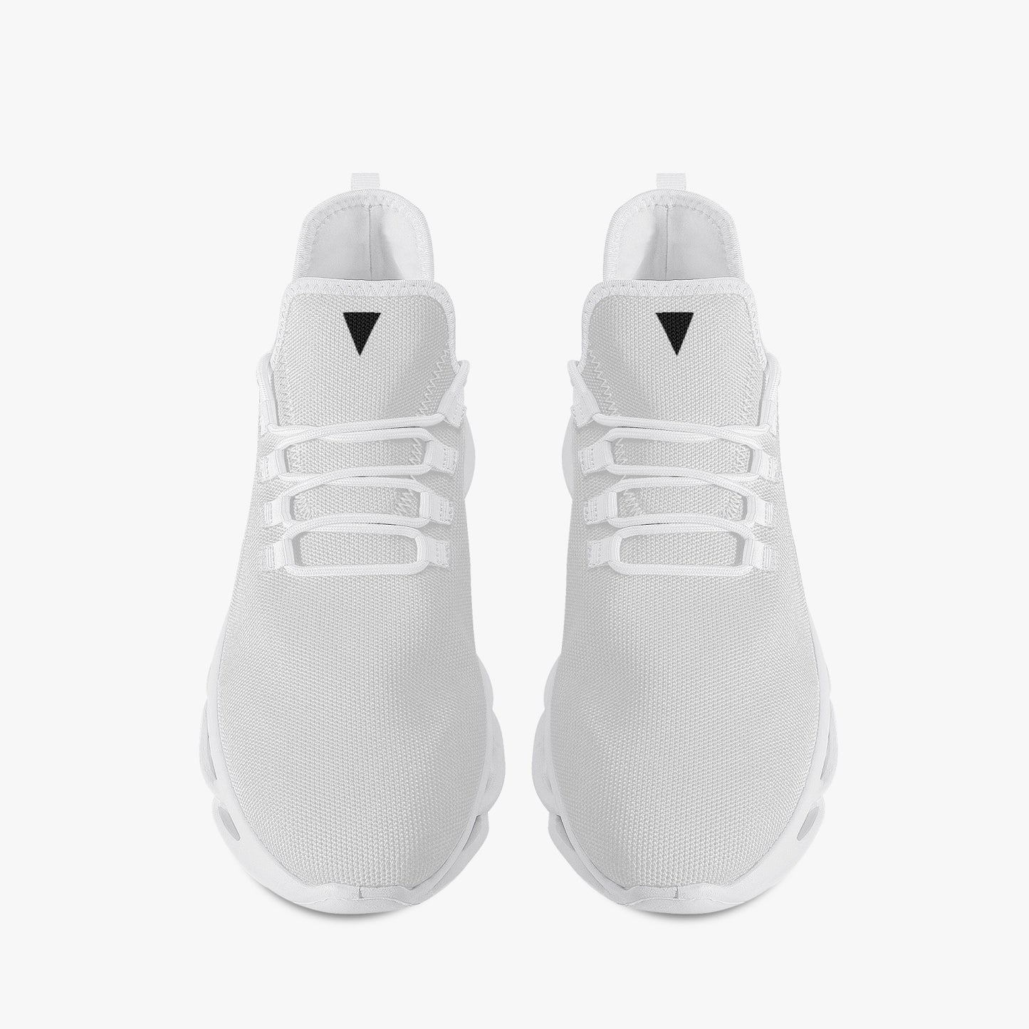 Vluxe Bounce Mesh Knit Sneakers - White/Black