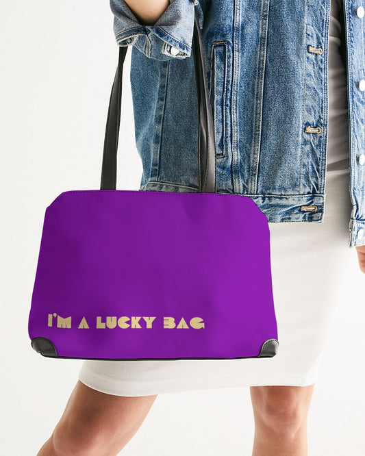 I'm A Lucky Bag Purple Shoulder Bag