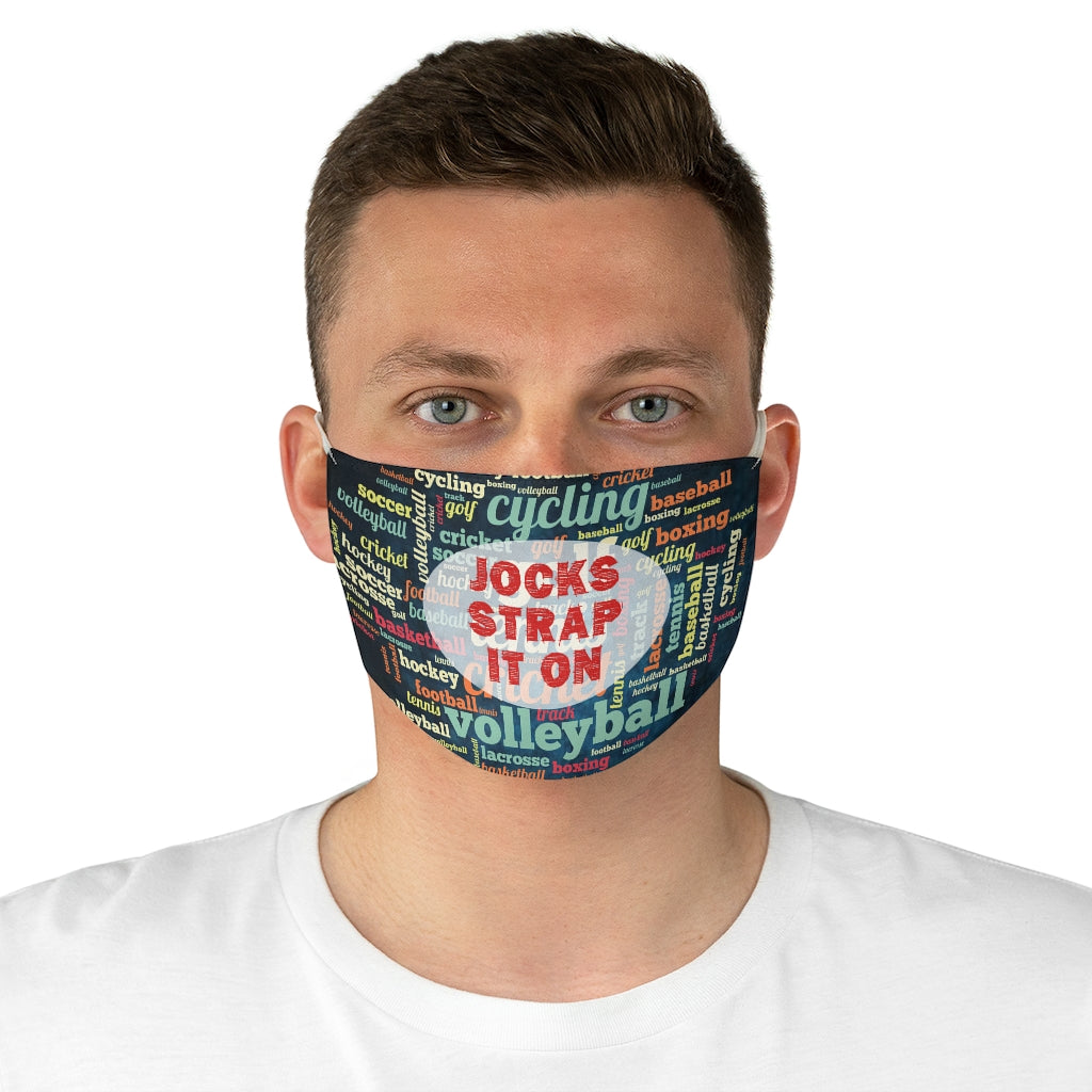 Jocks Strap It On Double Layer Fabric Face Mask