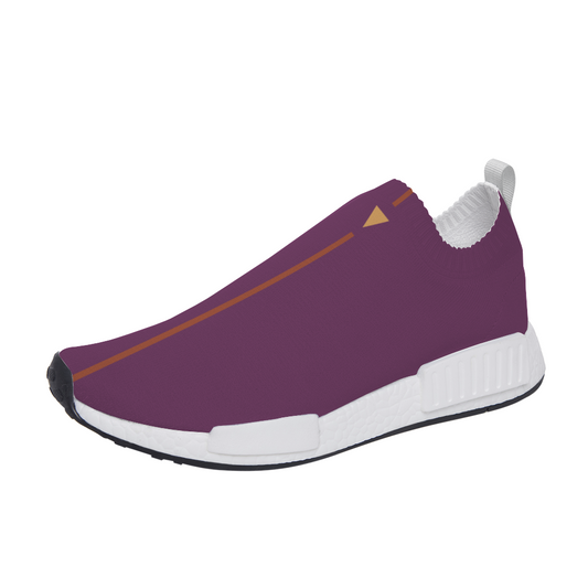 Split Purple Slip On Walking Shoes Lightweight Sneakers from Vluxe by Lucky Nahum