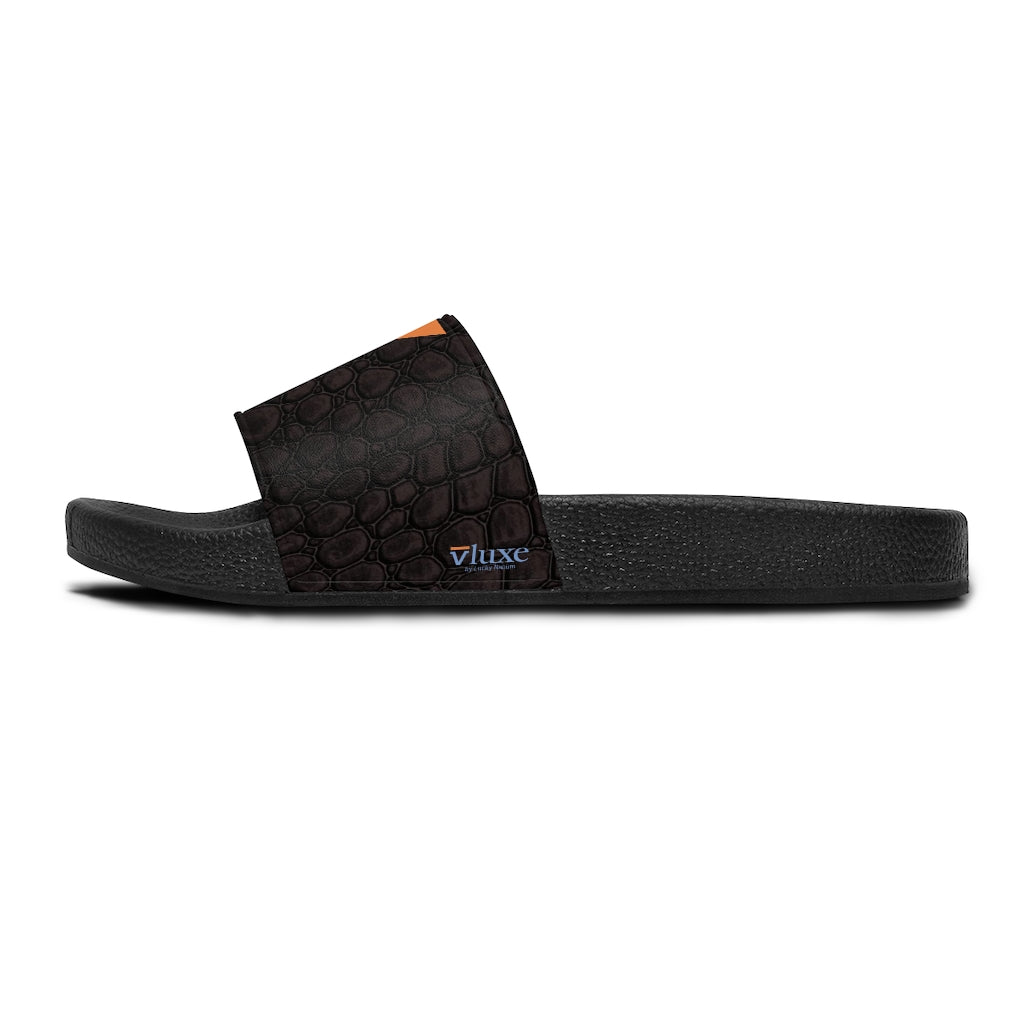 Salento Black Women's Slide Sandals