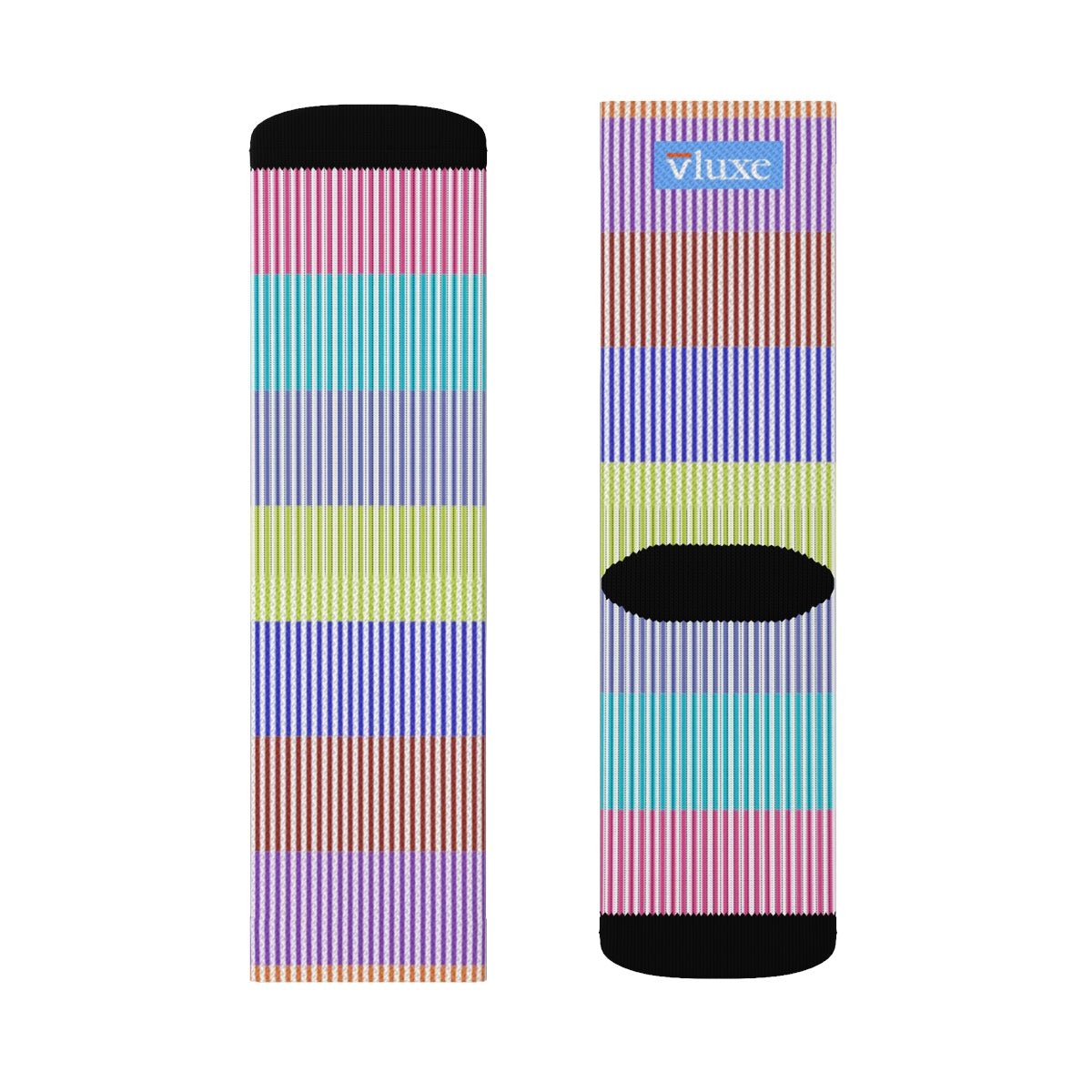 Stripe Of Many Colors Socks