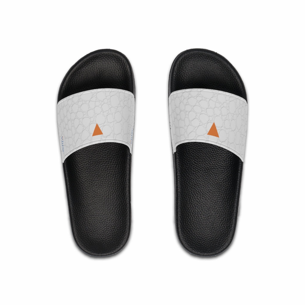 Salento White Men's Slide Sandals