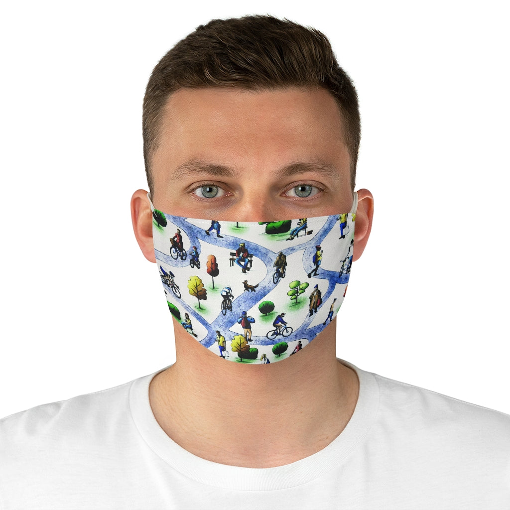 In The Park Double Layer Fabric Face Mask