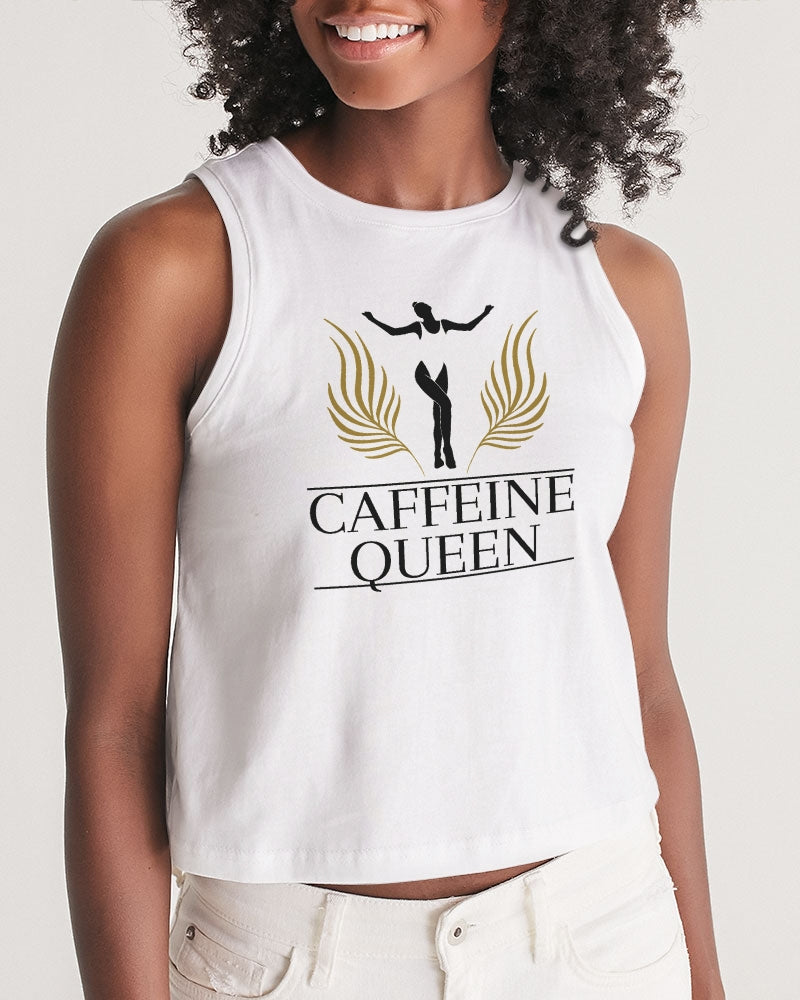 Caffeine Queen Cloud Women's Cropped Tank
