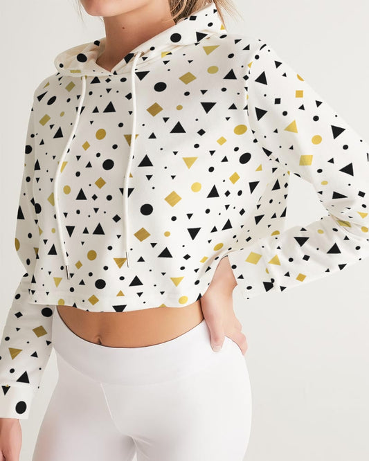 New Dots Women's Cropped Hoodie