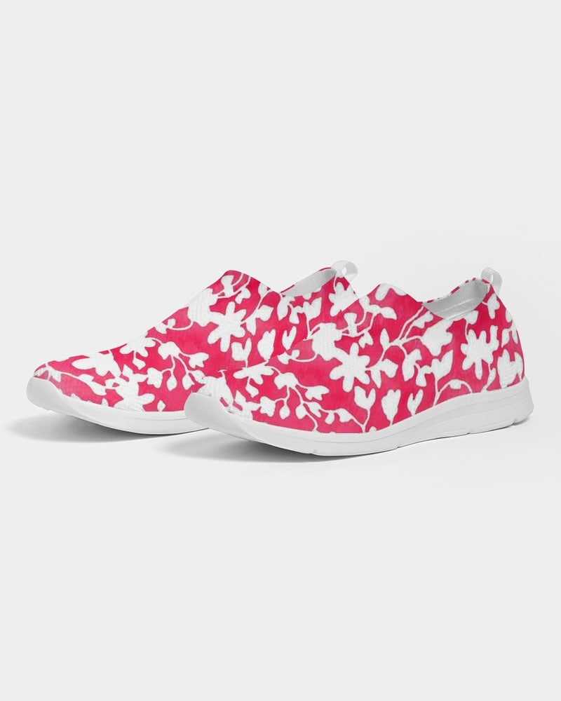 Camo Flower Flame Women's Slip-On Flyknit Shoe
