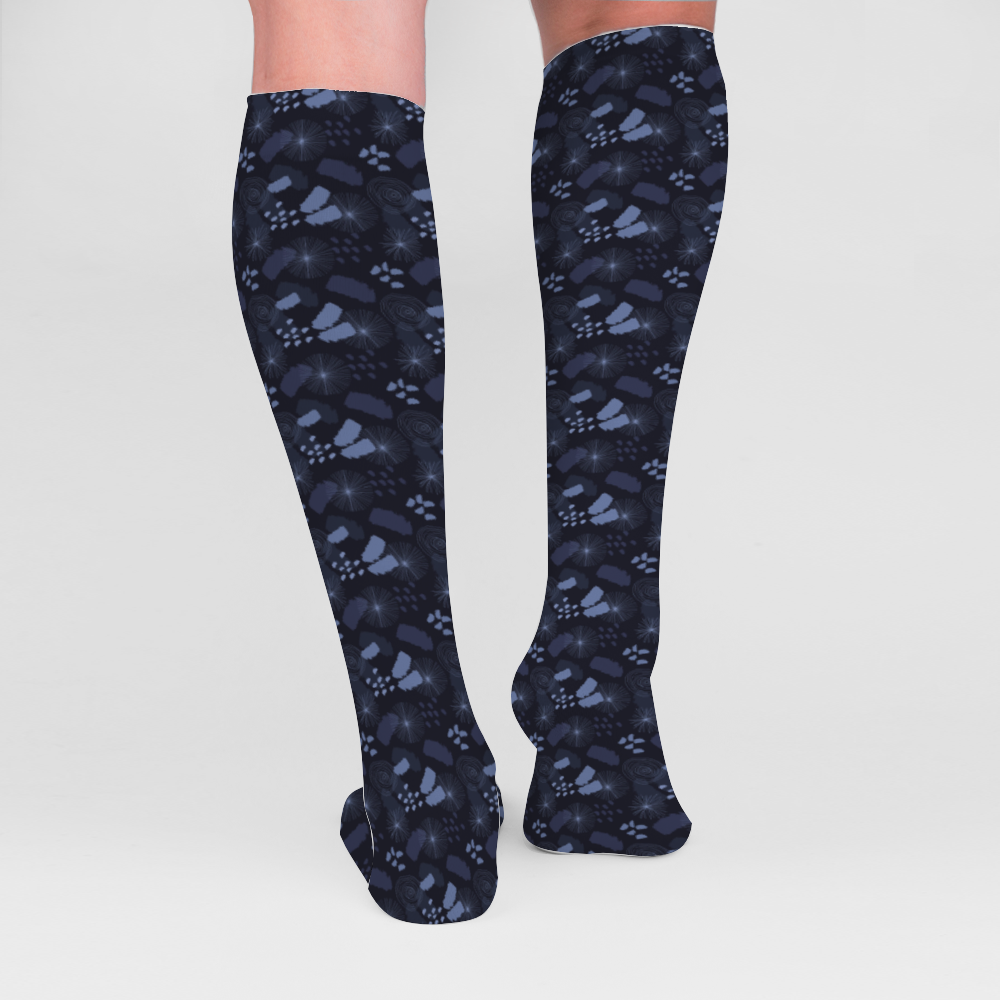 Lucky Camo Navy OTC Socks Unisex Breathable Socks | Always Get Lucky