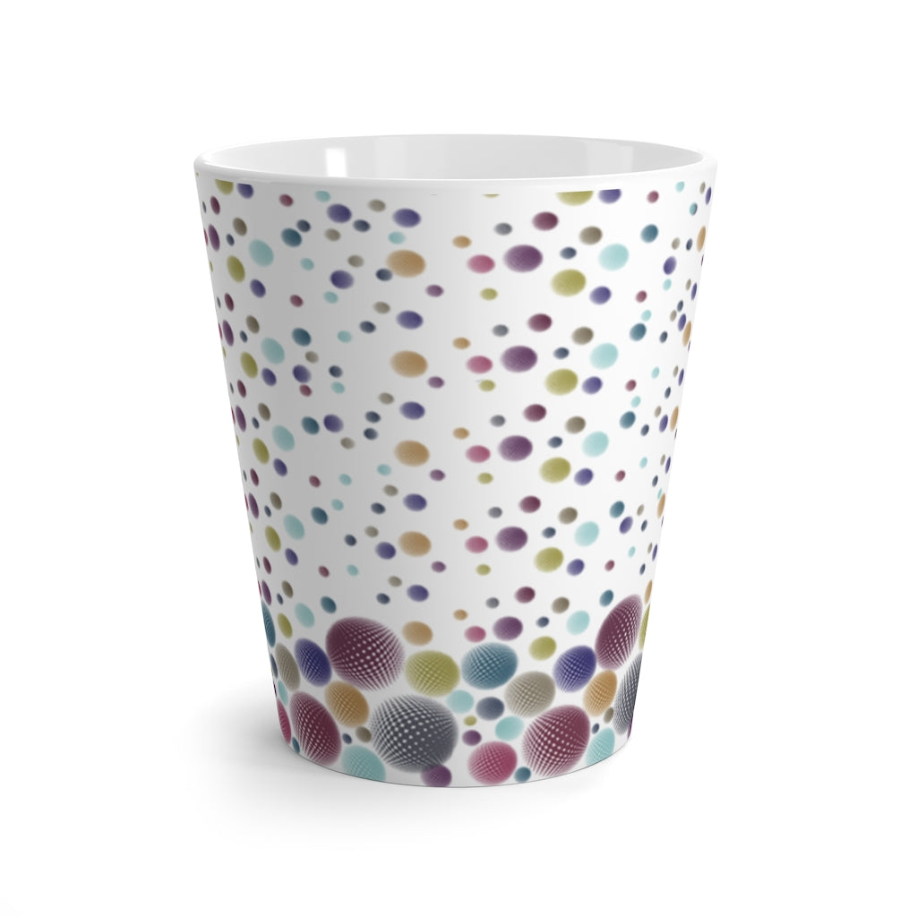 Spheres Latte Mug