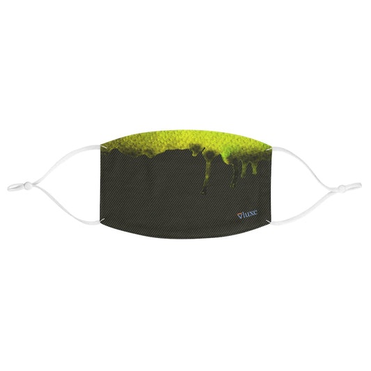 Dripped Moss Double Layer Fabric Face Mask from Vluxe by Lucky Nahum