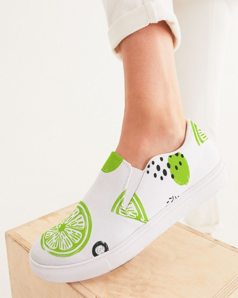 Lime-et-less Women's Slip-On Canvas Shoe