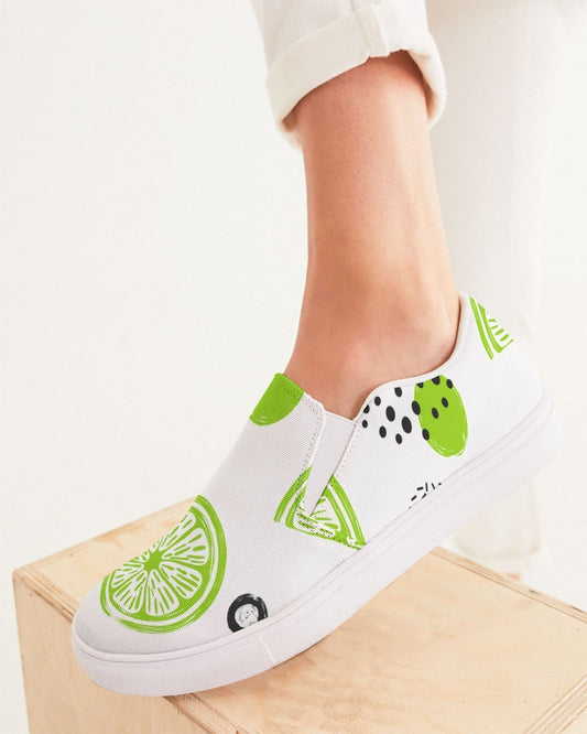 Lime-et-less Women's Slip-On Canvas Shoe
