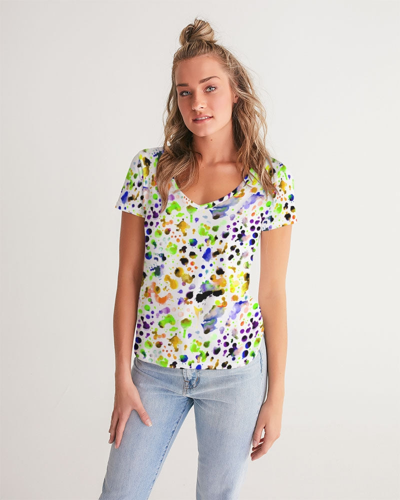 Funky Beast Women's V-Neck Tee