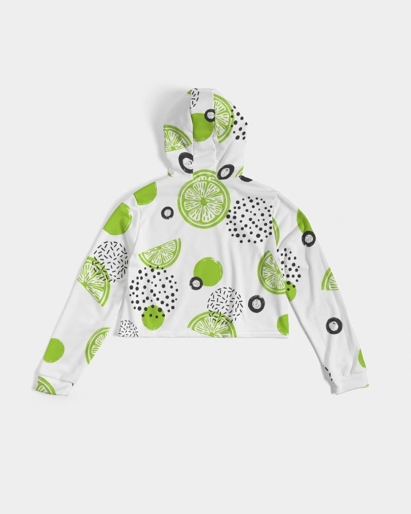 Lime-et-less Women's Cropped Hoodie