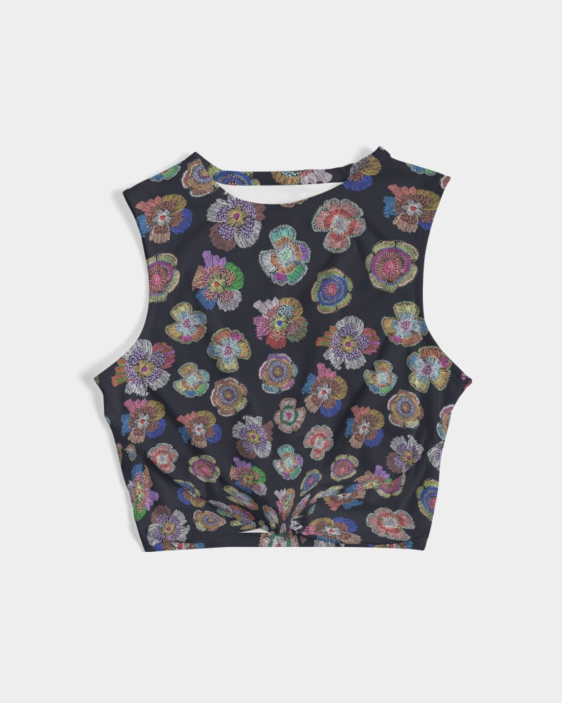 Blooming Women's Twist-Front Tank