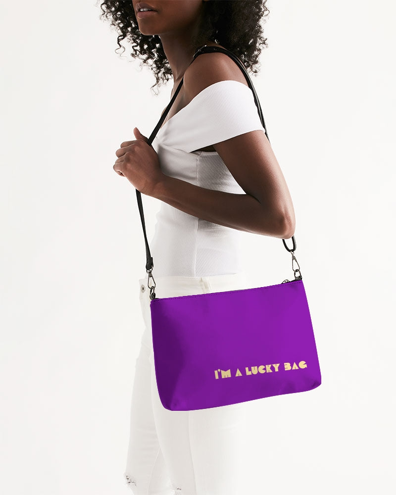 I'm A Lucky Bag Purple Daily Zip Pouch