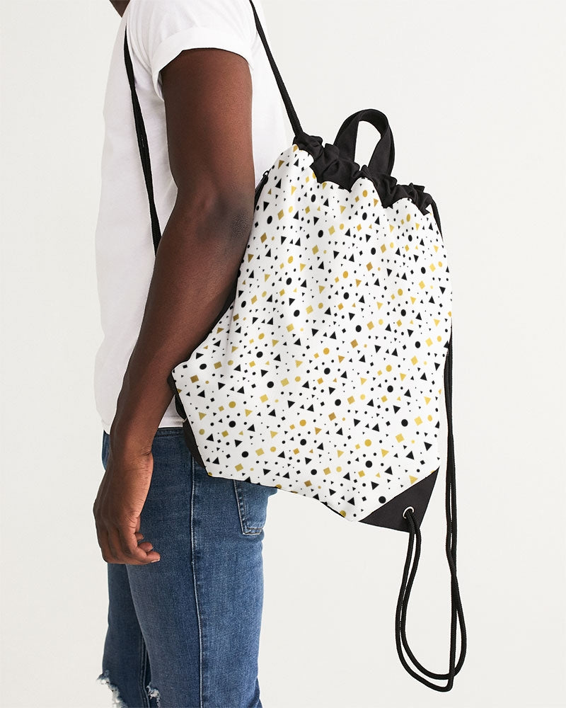 New Dots Canvas Drawstring Bag