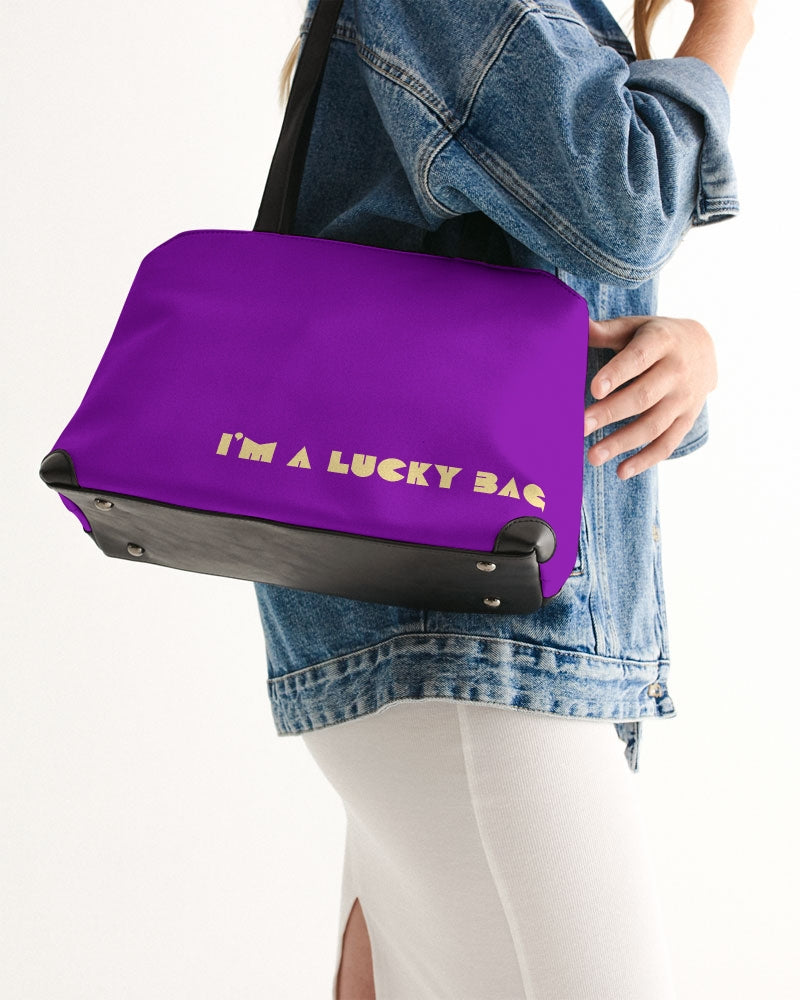 I'm A Lucky Bag Purple Shoulder Bag